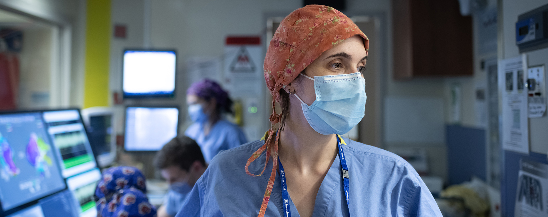 Doctor Maria Terricabras stands in the operating room